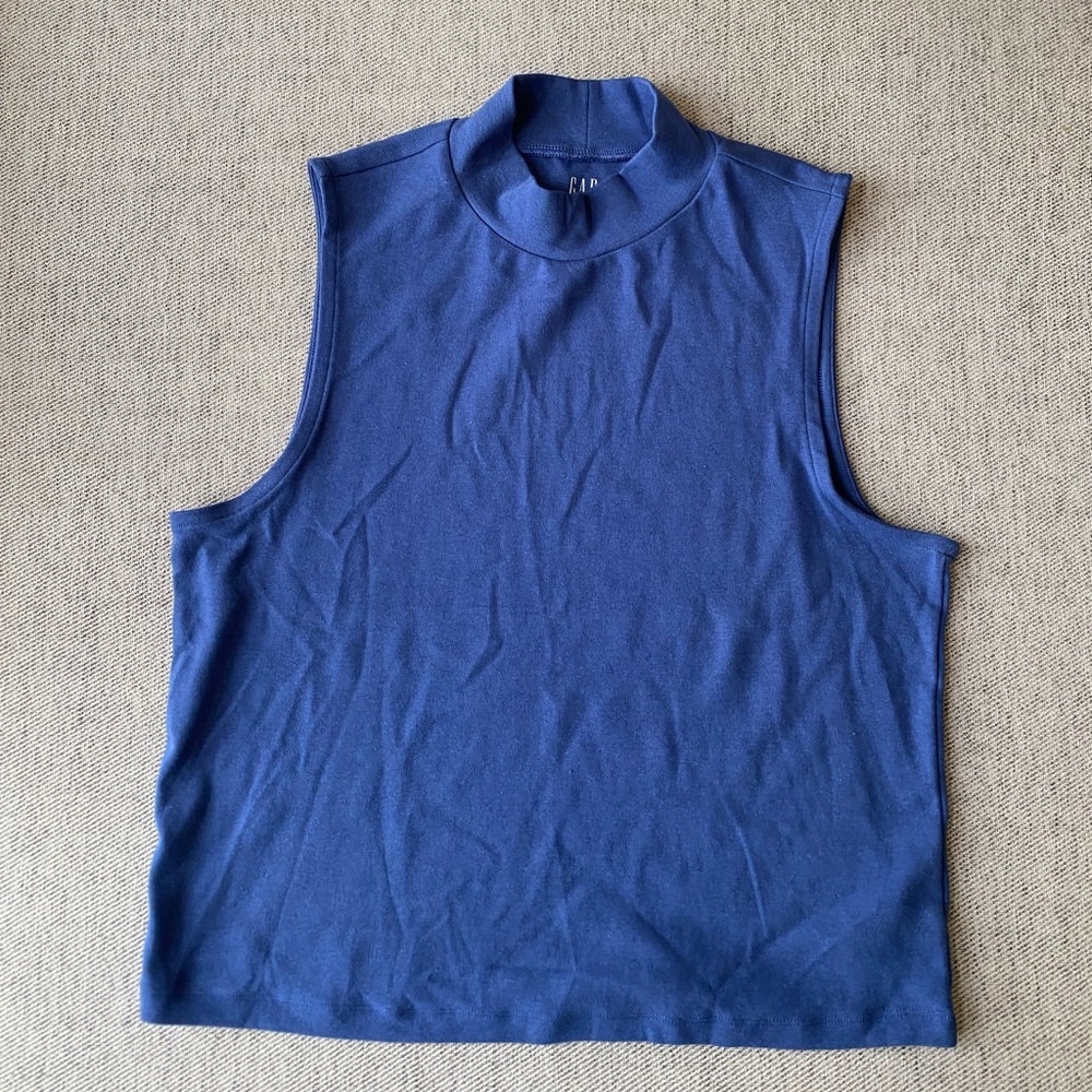 GAP Sleeveless Mock Neck Tank | Size XL